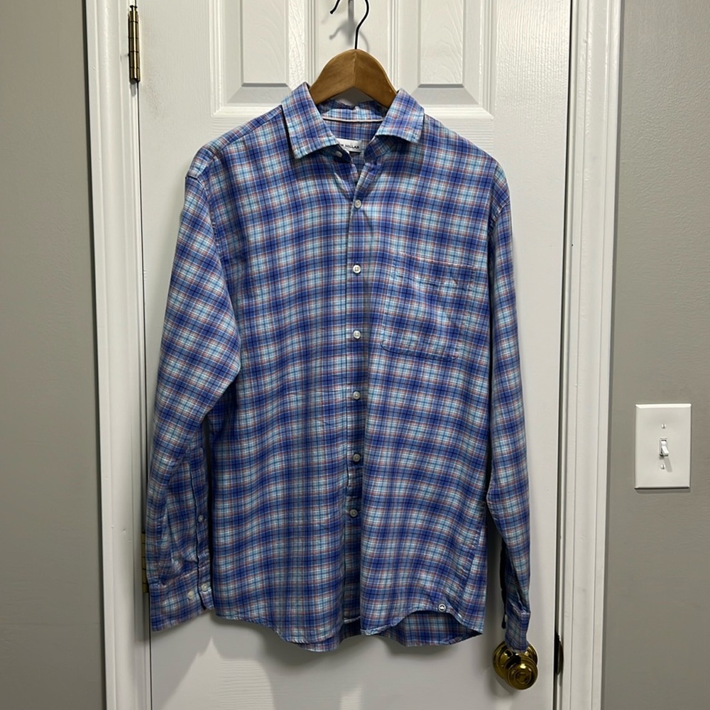 Peter Millar Whitby Coast Plaid Button Down